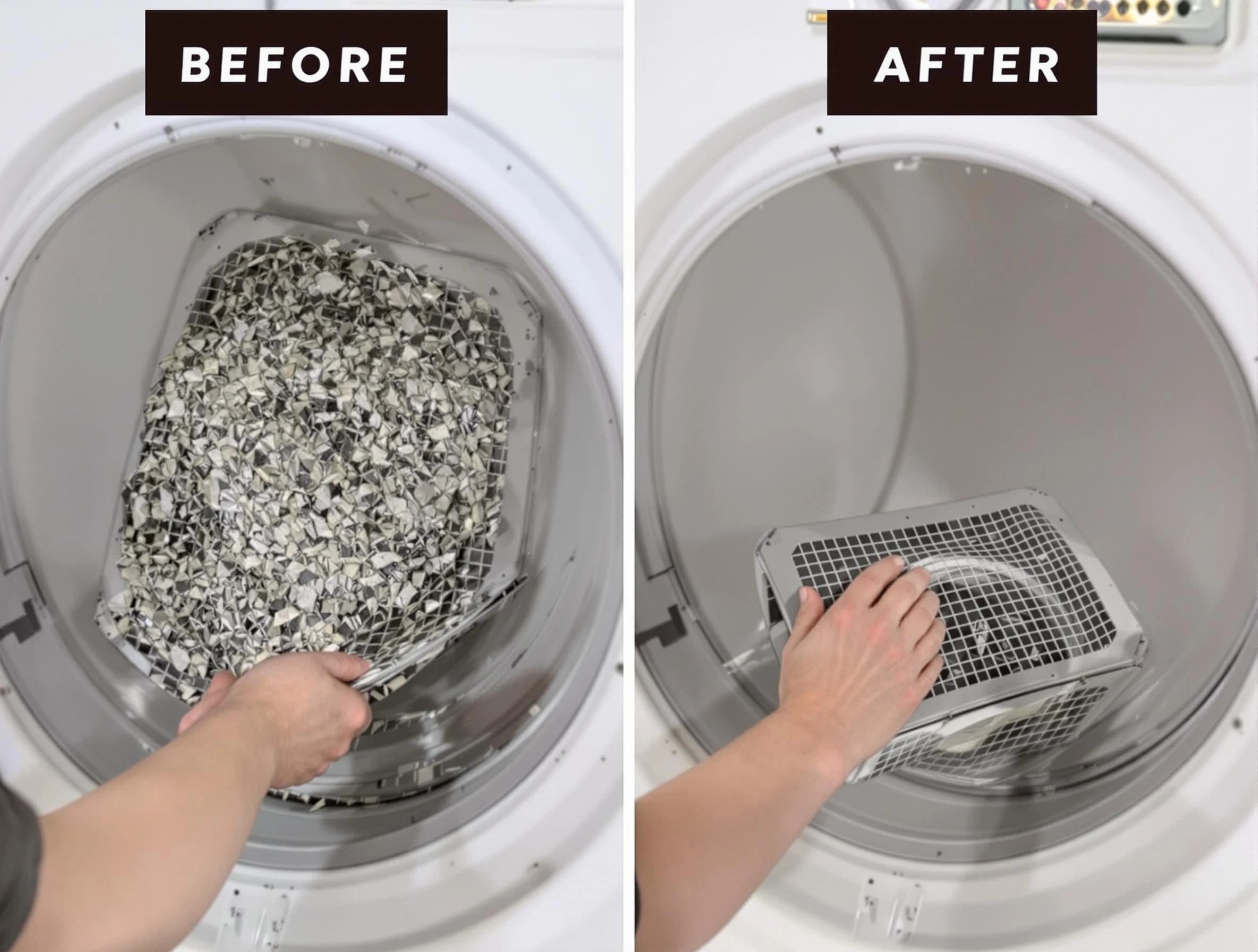 Professional lint trap cleaning by Chester Dryer Vent Cleaning in Chester