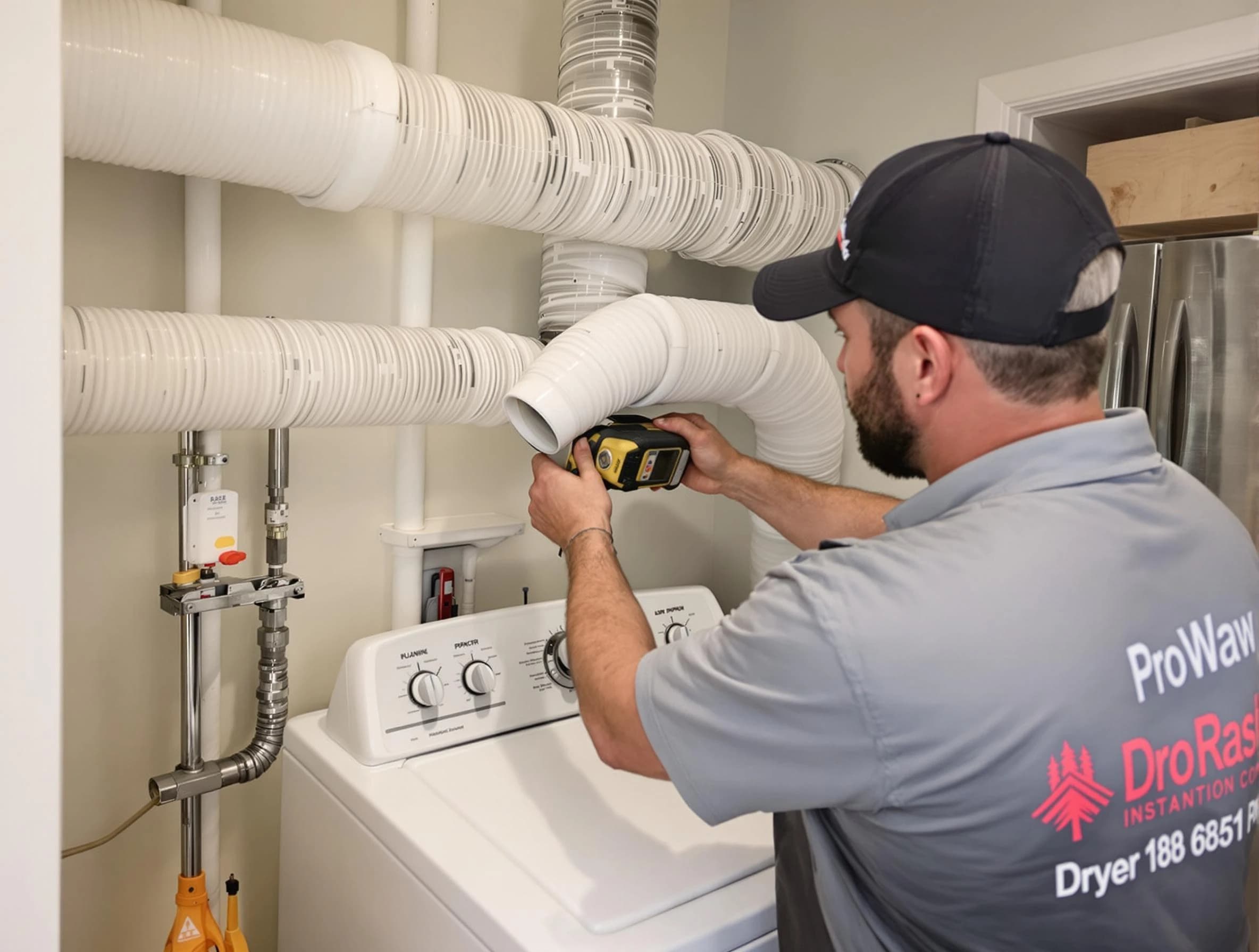 Professional dryer vent hose installation by Chester Dryer Vent Cleaning in Chester