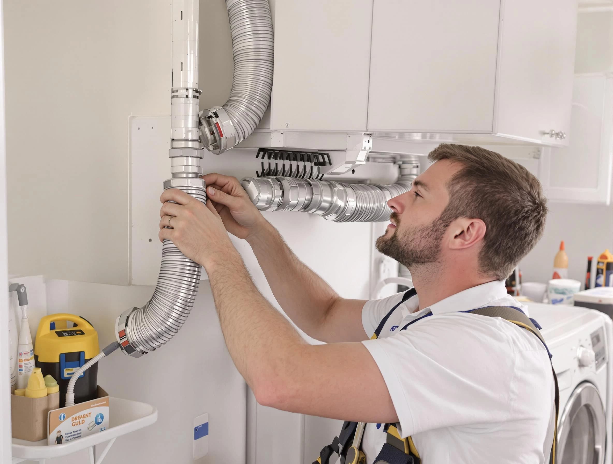Professional dryer vent repair and installation by Chester Dryer Vent Cleaning in Chester