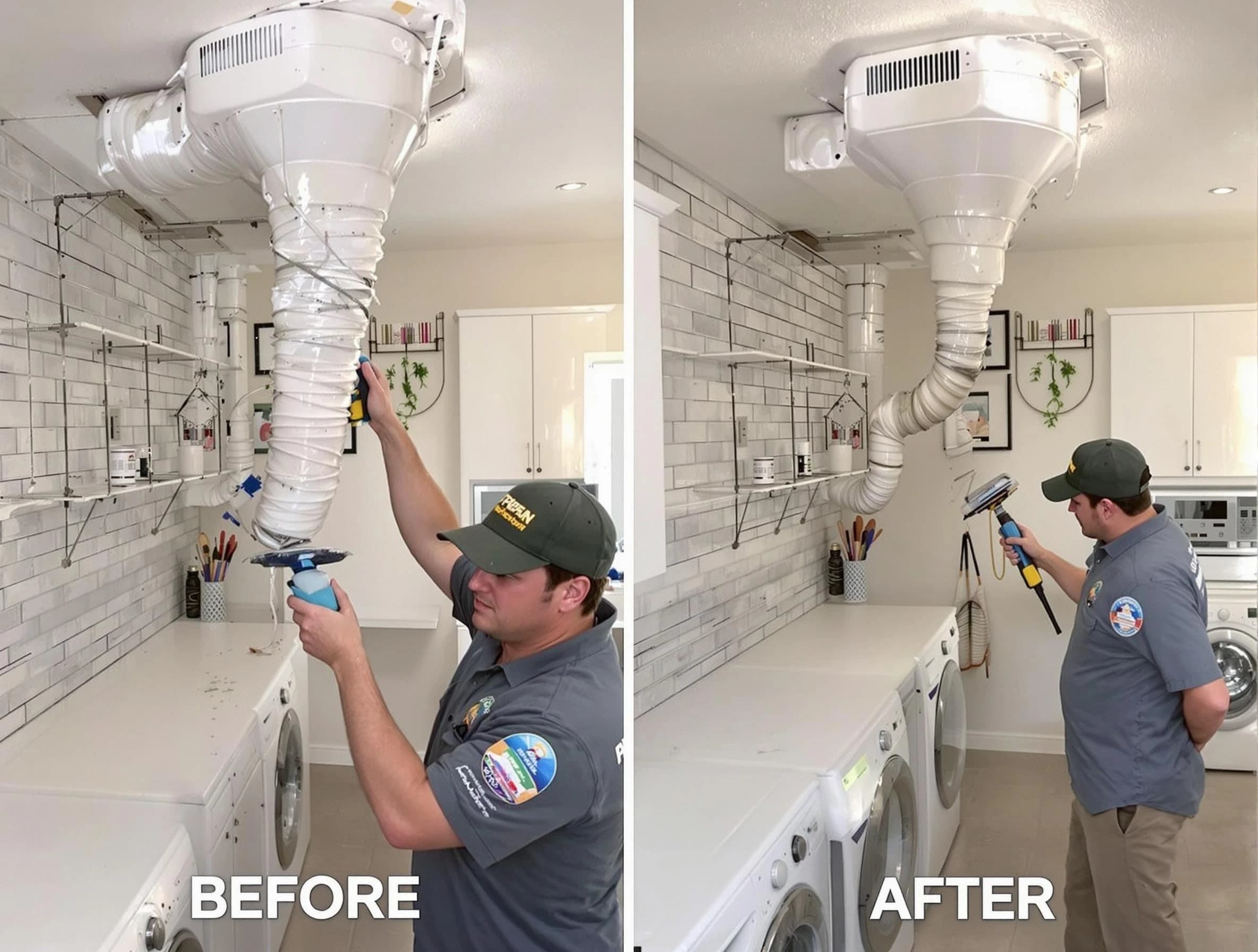 Professional dryer exhaust vent cleaning by Chester Dryer Vent Cleaning in Chester
